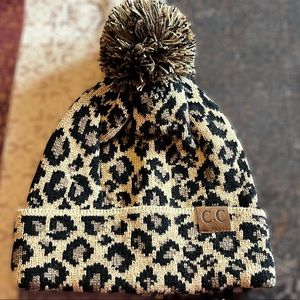 C.C beanie leopard hat